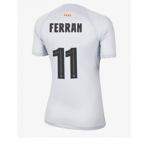 Dres Barcelona Ferran Torres #11 Rezervni za Žensko 2022-23 Kratak Rukav